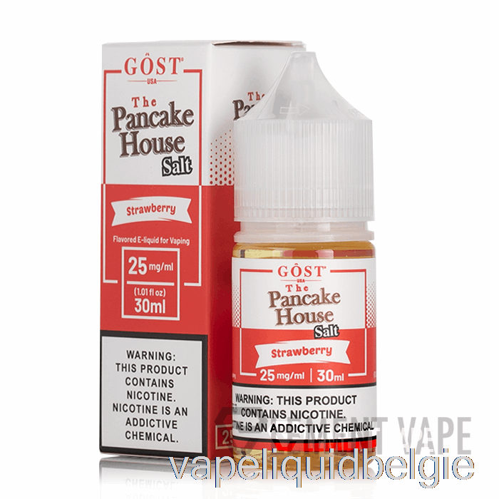 Vape België Aardbeizouten - Het Pannenkoekenhuis - Gost Vapor - 30ml 25mg